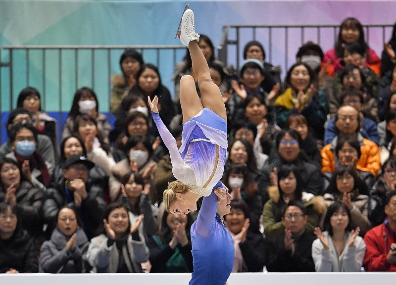 フィギュア：ペア アリョーナ・サブチェンコ、ブルーノ・マソ組