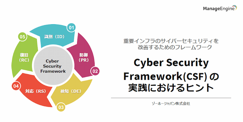 NIST サイバーセキュリティフレームワーク（CSF)とは？解説と対策