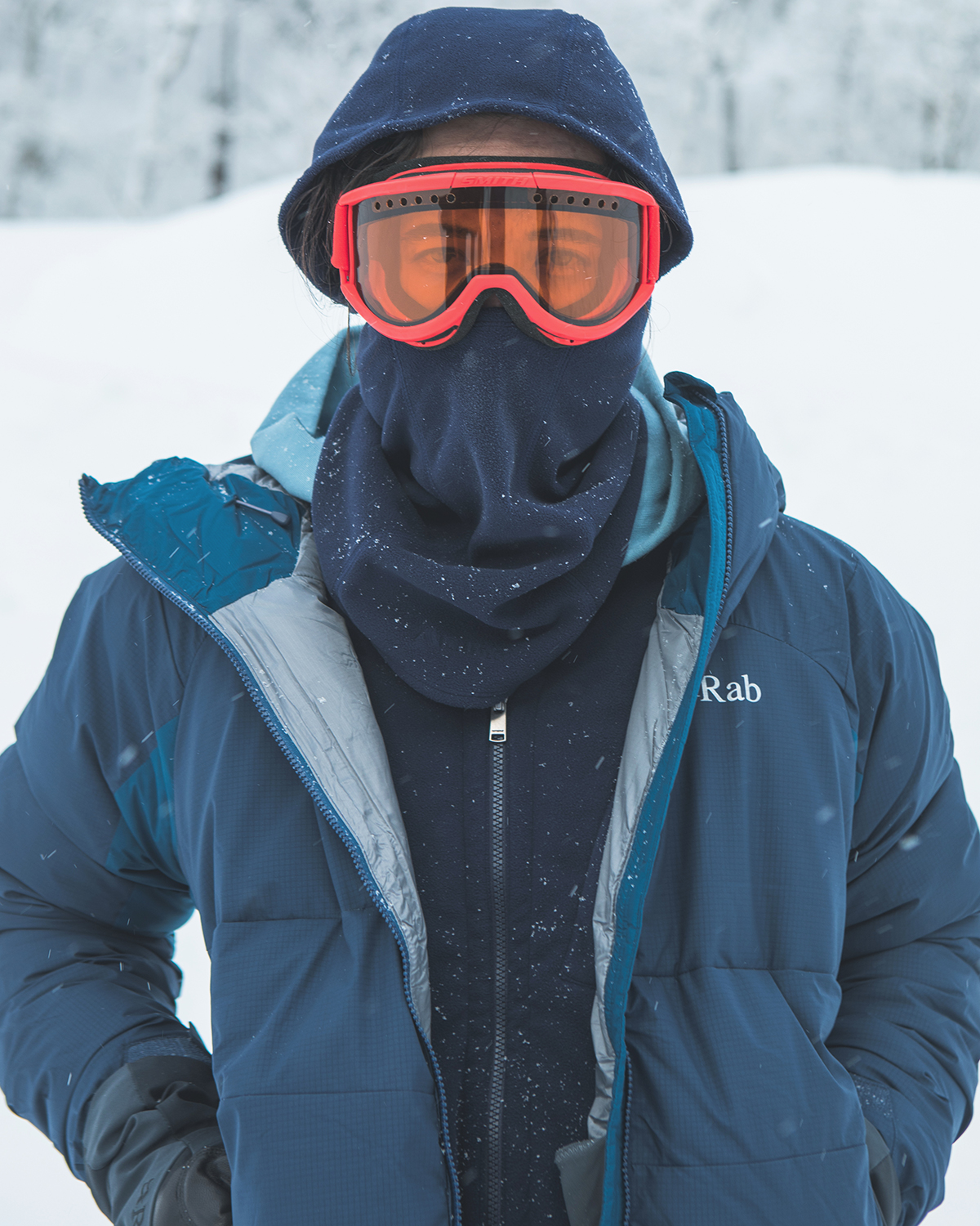 雨にも風にも雪にも負けず。nonnativeのスーパーフリースシリーズ