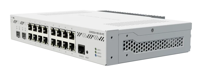 MikroTik · CCR2004-16G-2S+PC