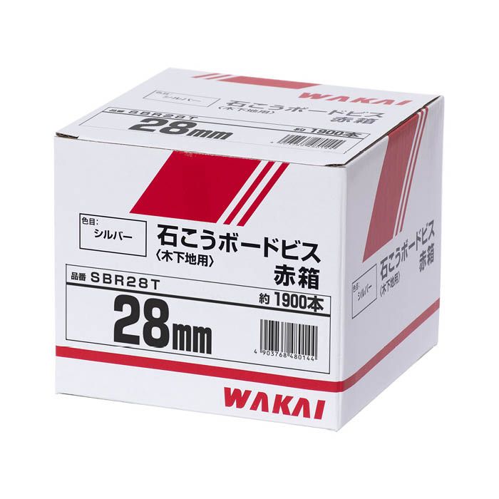 若井産業 石膏ボードビス赤箱 28mmの通販｜木ネジ｜コーススレッド｜釘
