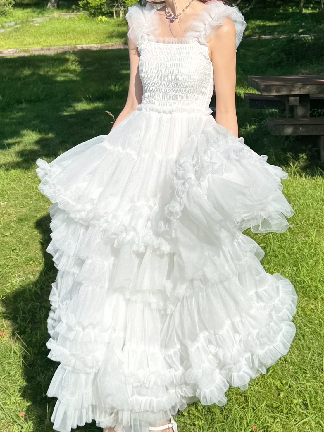 Ballerina” blooming tulle dress | ファッション通販サイト NUGU