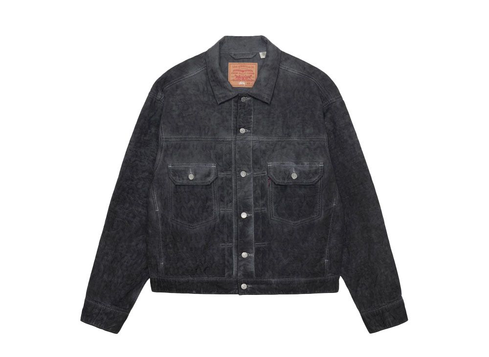 Stussy x LEVI'S Dyed Jacquard Trucker Jacket 