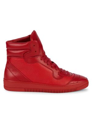 John Galliano High-Top Leather Sneakers on SALE | Saks OFF 5TH