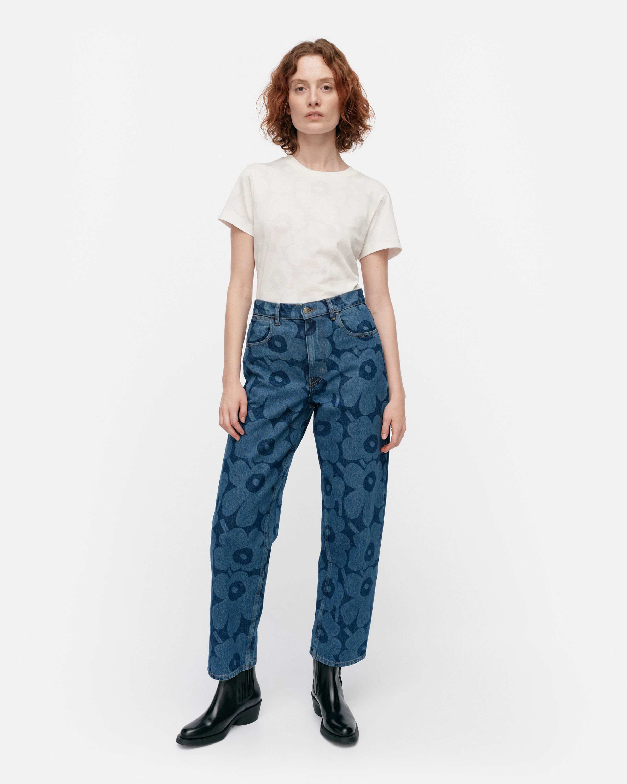 Maridenim Barrel Unikko jeans | Marimekko