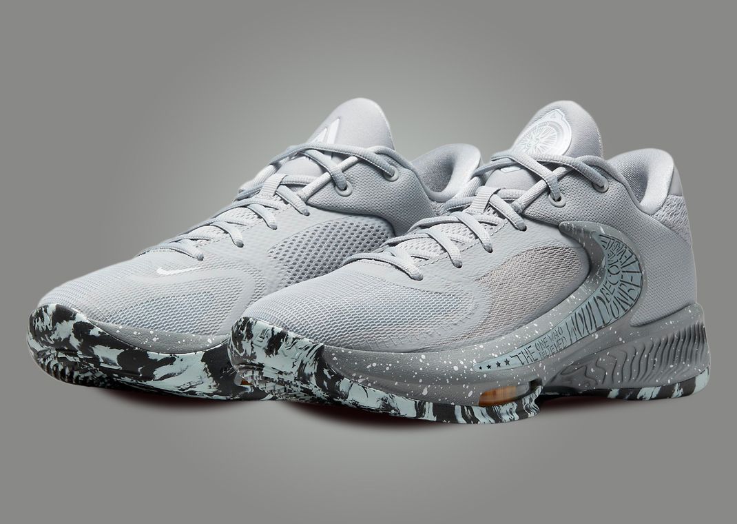 The Latest Nike Zoom Freak 4 Comes Etched In Stone