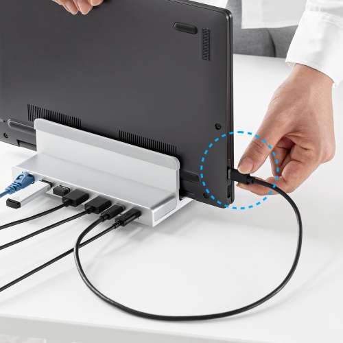 USB-CVDK18【USB Type-Cドッキングステーション（スタンド一体型タイプ