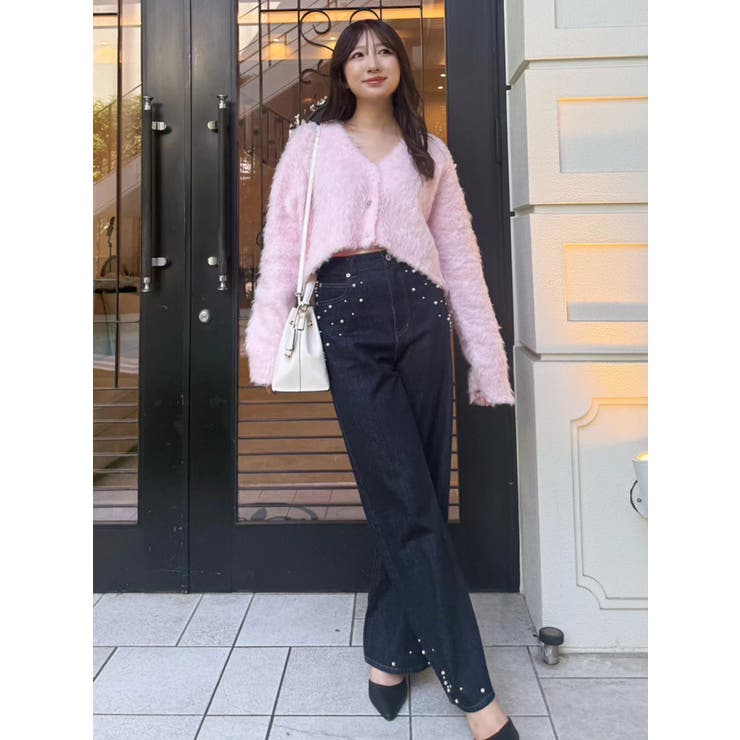 追加生産】パールデニムパンツ[品番：MKSW0064443]｜MERCURYDUO