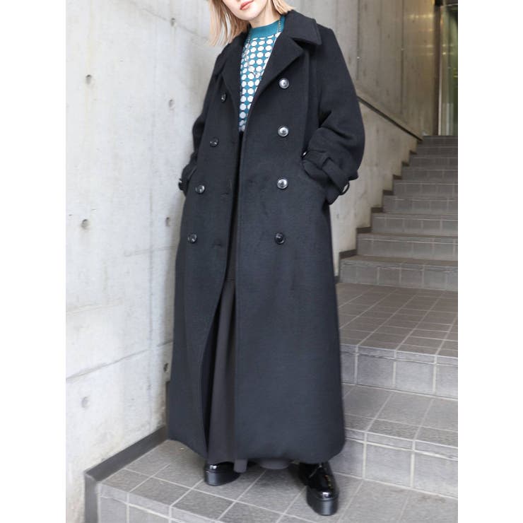 ダブルマキシチェスターコート[品番：MKSW0054569]｜MURUA（ムルーア