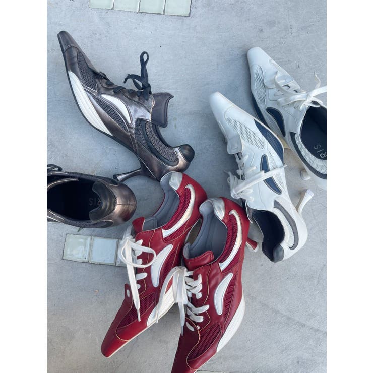 ポインテッドスニーカーヒール[品番：MKSW0063527]｜EVRIS（エブリス