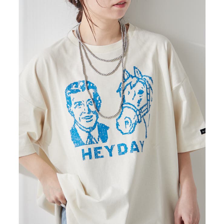 ユニセックス】 馬おじBIGT[品番：NCLW0013062]｜NICE CLAUP / OLIVE