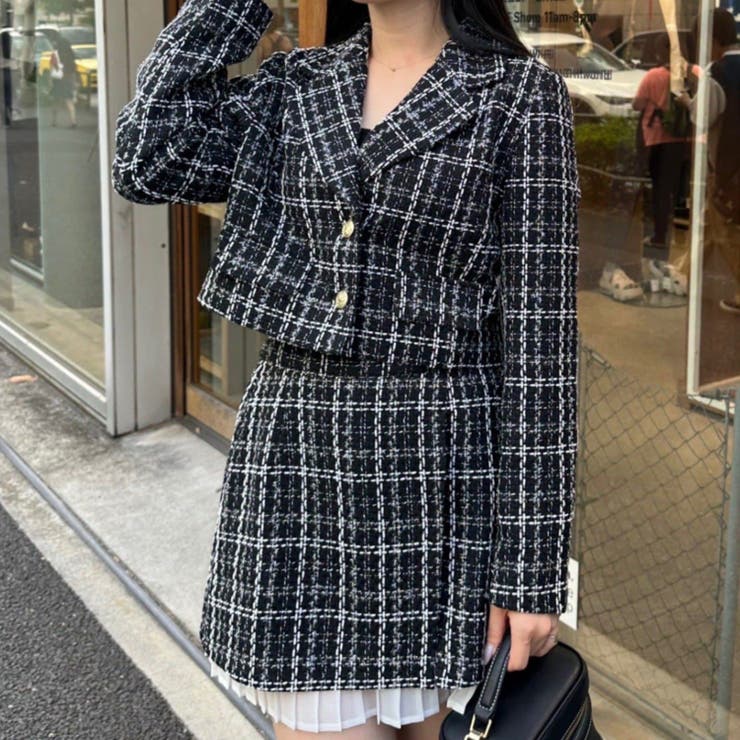 セットアップ対応】ツイードスカート[品番：OLOW0016798]｜RMAF NICE