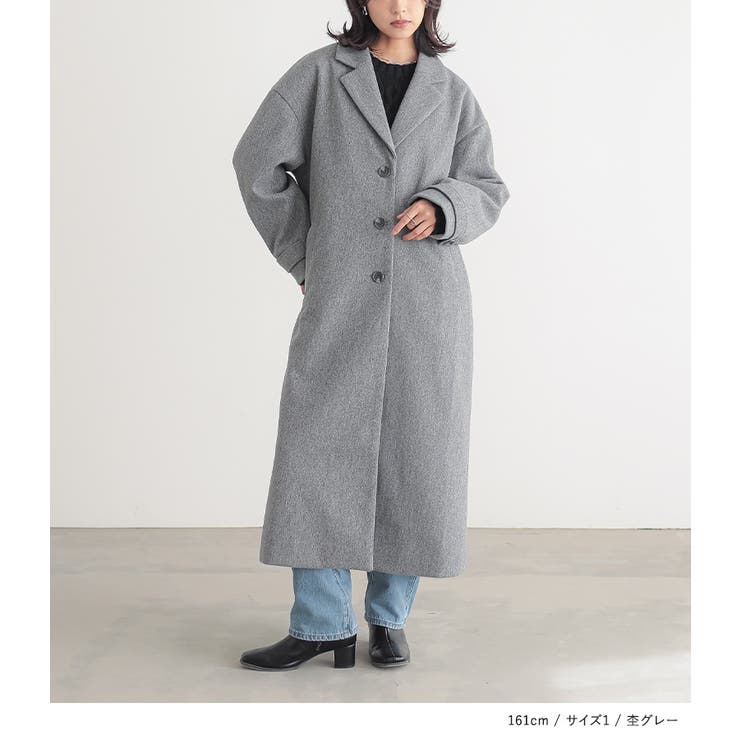 n'OrLABELロングチェスターコート[品番：MITW0017724]｜osharewalker