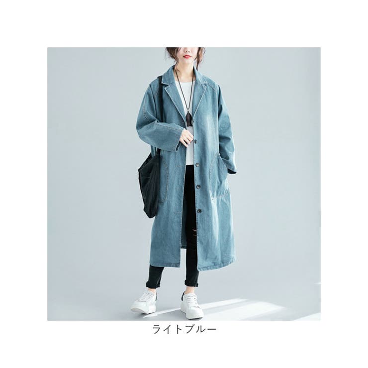 デニムコート ロングコート[品番：BCYW0032069]｜BACKYARD FAMILY