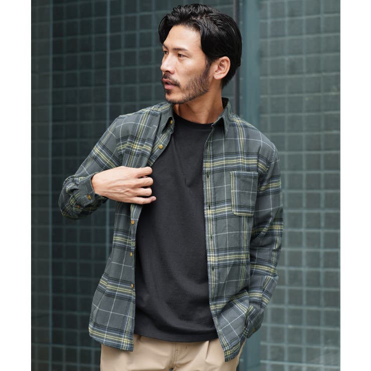 チェックシャツ メンズ ネルシャツ[品番：JG000012791]｜JIGGYS SHOP