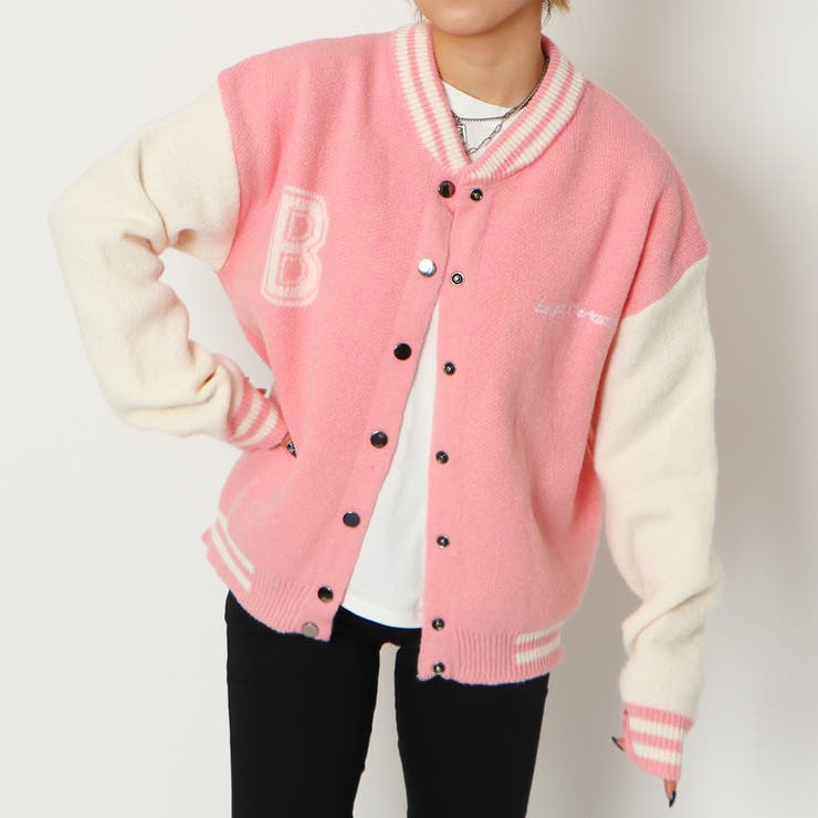 スタジャン風ニット[品番：GORW0008319]｜GORGE （ゴージ）の