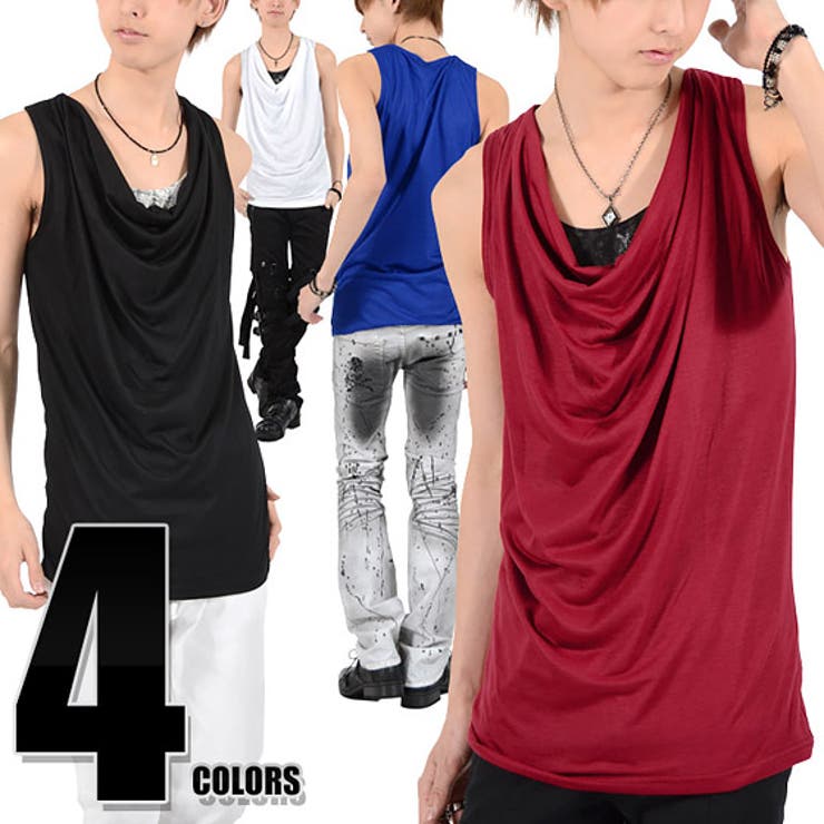 V系 タンクトップ メンズ【BERNINGS[品番：LU000002835]｜LUXSTYLE