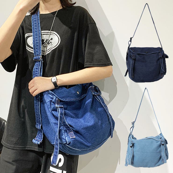 ショルダーバッグ デニム 肩掛け[品番：XV000019122]｜STYLEBLOCK