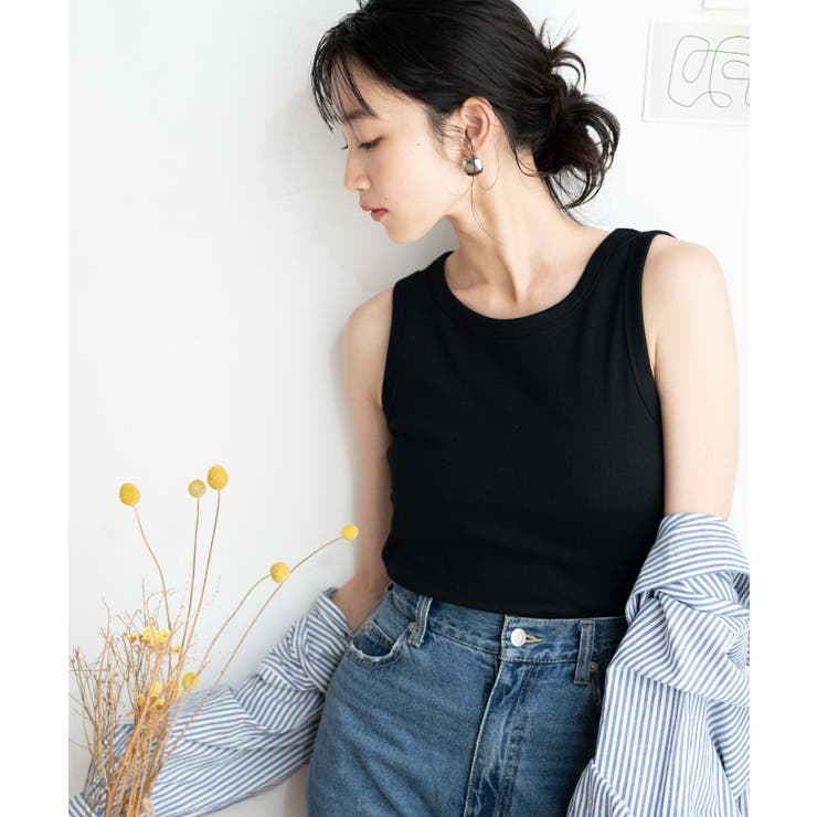 シンプルリブタンクトップ レディース 春[品番：WG010088274]｜WEGO