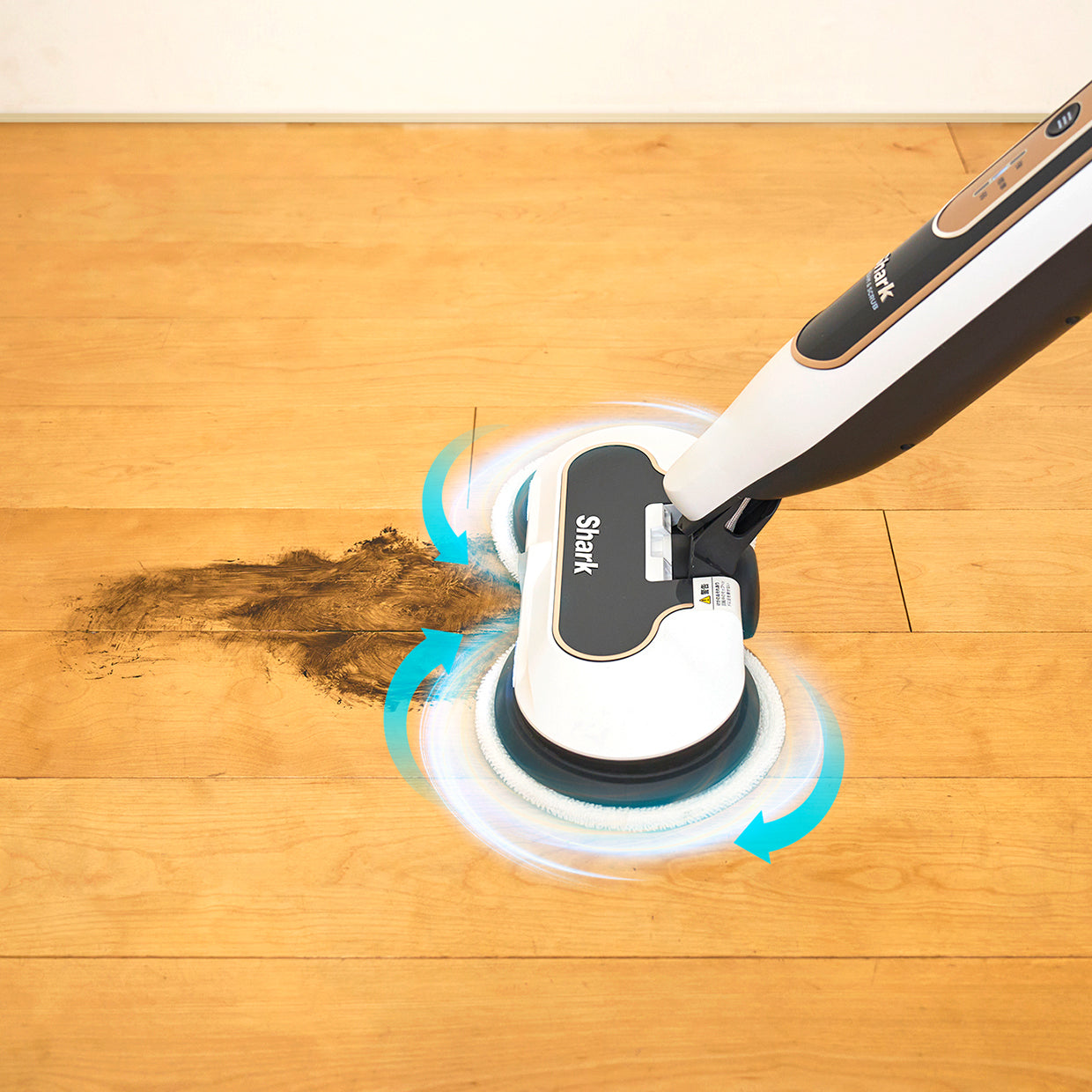 Shark STEAM & SCRUB 回転スチームモップ S8201J|スチームクリーナー