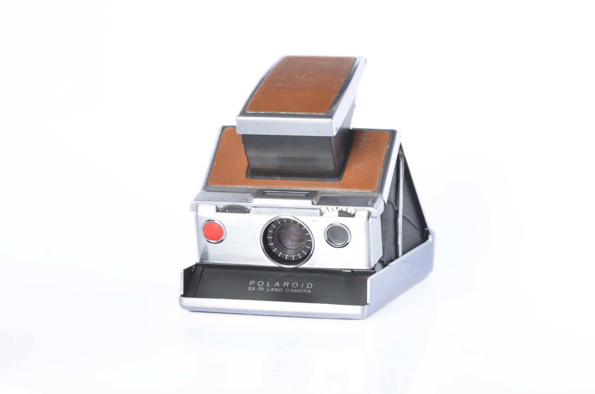 Polaroid SX-70 Land Camera | Chrome Tan * - LeZot Camera | Sales