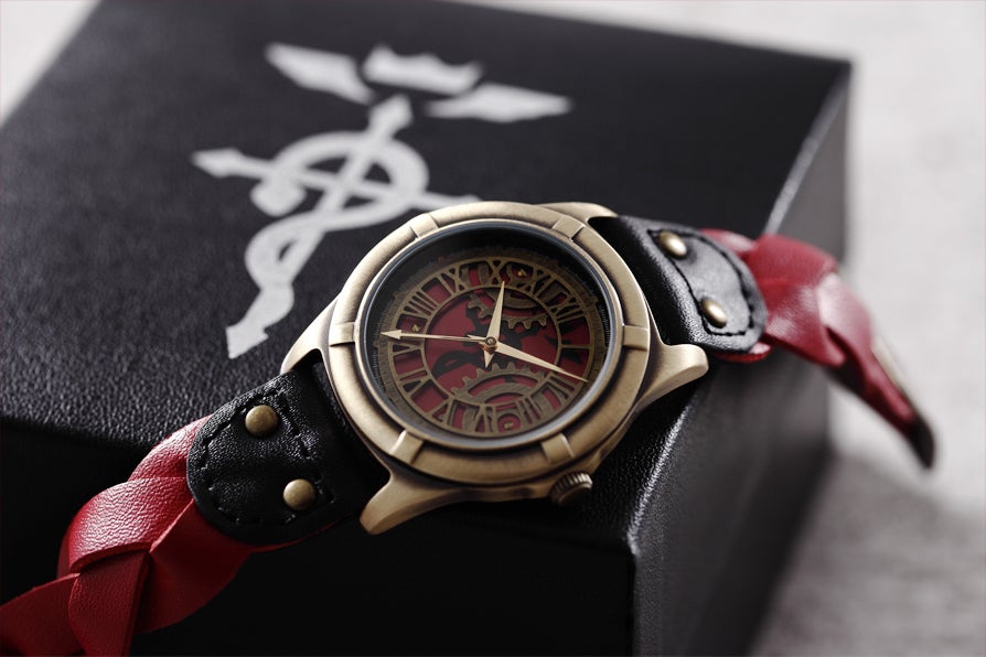 鋼の錬金術師の腕時計コラボがエドの三つ編みデザインウォッチに 鋼の