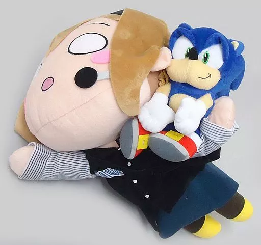 【新品未開封】ハイパージャンボ寝そべりぬいぐるみ　花丸&ソニック 駿河屋 -<中古>国木田花丸＆ソニック ハイパージャンボ寝そべり