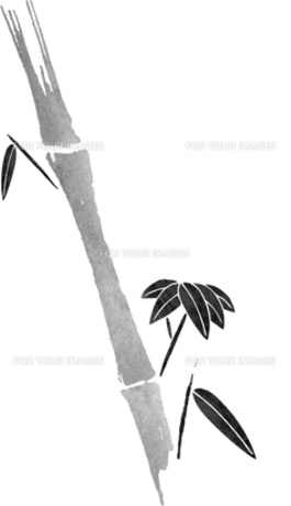 竹（水墨画風）の写真素材 [FYI00414212] | ストックフォトの Qlean