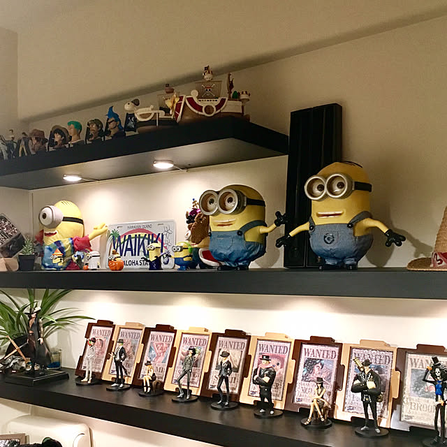 IKEA ワンピースフィギュアのおしゃれなアレンジ・飾り方のインテリア