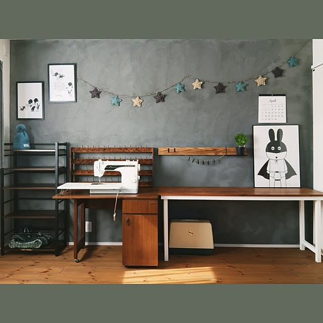 ミシン台のおしゃれなアレンジ・飾り方のインテリア実例 ｜ RoomClip