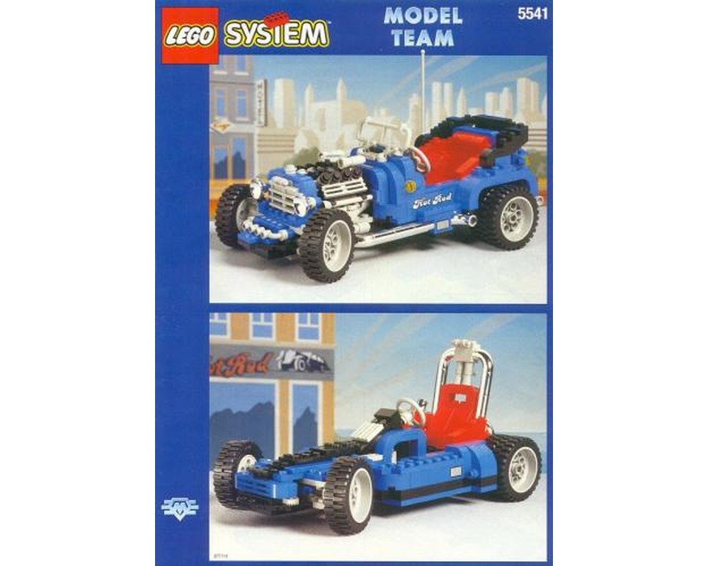 LEGO Set 5541-1 Blue Fury (1995 Model Team) | Rebrickable - Build