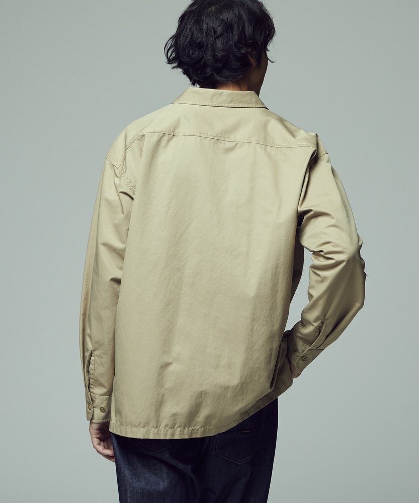 無地ワークシャツ メンズ(M ベージュ): トップス｜Right-on公式