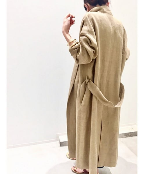L'Appartement（アパルトモン）の「Lisiere Linen Robe Coat