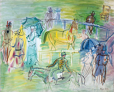 Paddock | Raoul Dufy | Painting Reproduction 11008 | TOPofART