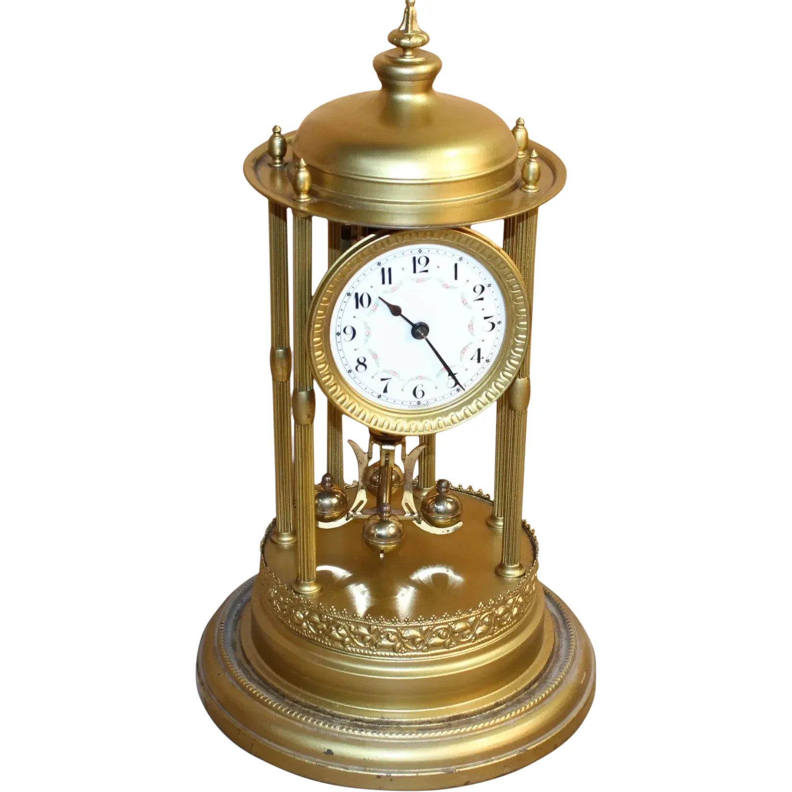 400 Day Louvre German Black Forest Anniversary Clock ~ Bandstand