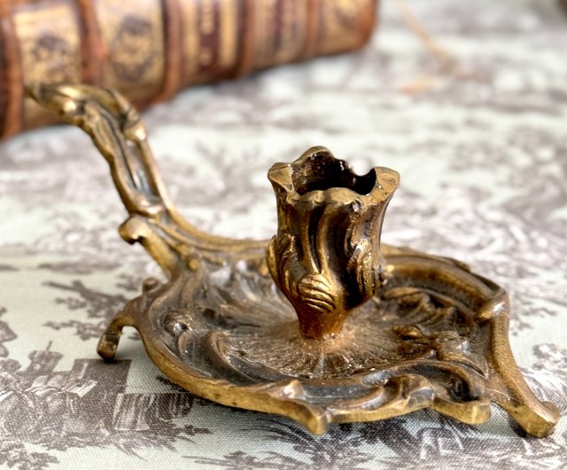 台湾 *40675- 19世紀フランスアンティーク ブロンズ製シャンブル