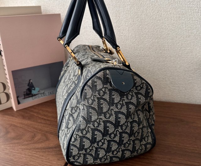 香港 Christian Dior ディオール トロッター柄 キャンバス ミニ