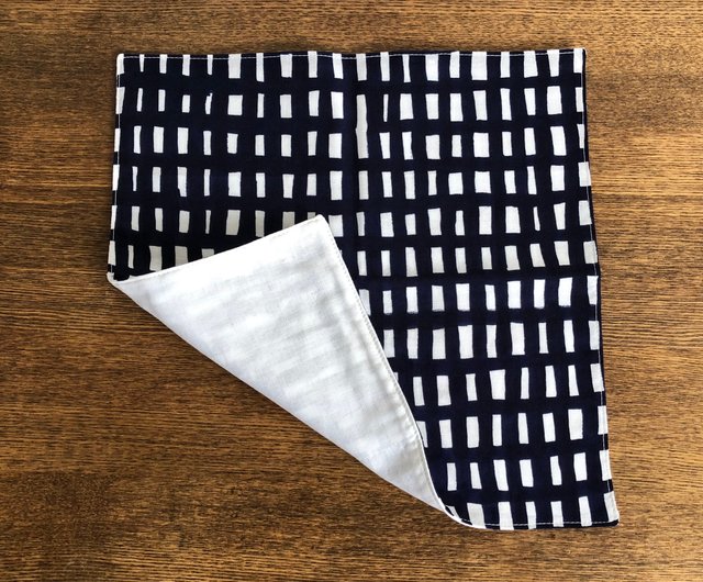 送料無料】ハンカチ ミナペルホネンてぬぐいsora check ハンドメイド