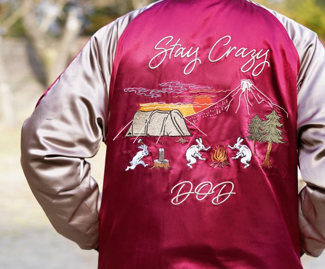 10%OFF】台湾 【人気予約商品】DOD スカジャン風ウサギ刺繍 2WAY