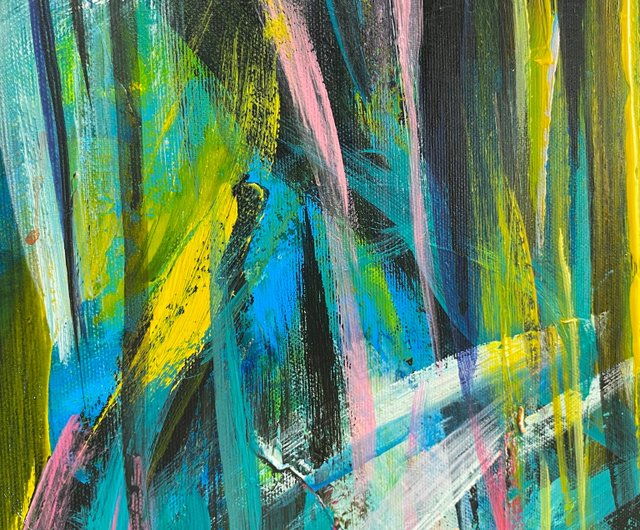 抽象的な女性の油彩画 抽象的な女性像 油彩画 - メルカリ