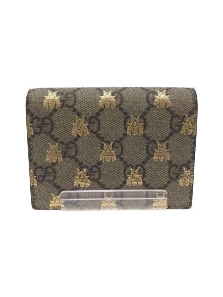 GUCCI(グッチ) / 2つ折り財布[仕入]/--/BEG/総柄/メンズ/GG/蜂/bee