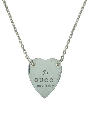 GUCCI(グッチ) / インターロッキングGネックレス/SV925/SLV/トップ有