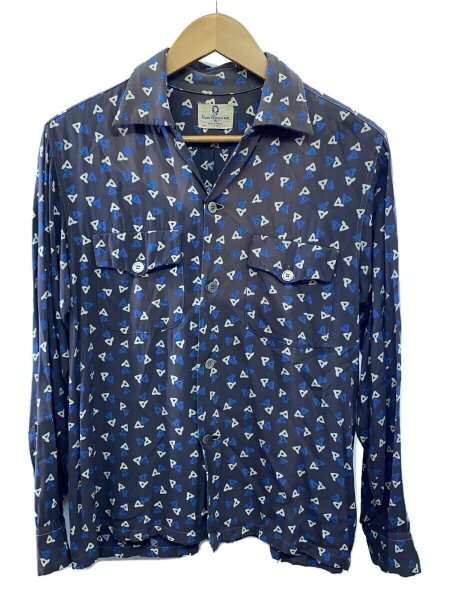 Van Heusen(ヴァンヒューゼン) / 50s/オープンカラーシャツ/M/レーヨン