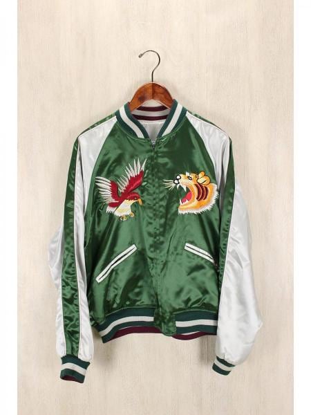 CAB CLOTHING(キャブクロージング) / スカジャン/--/ナイロン/GRN/緑