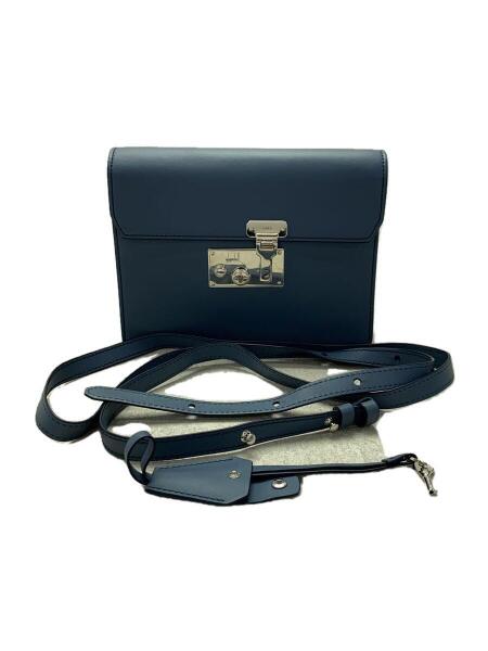 dunhill(ダンヒル) / ロックメッセンジャーバッグ/レザー/BLU/無地