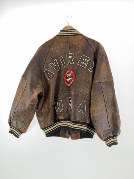 AVIREX(アヴィレックス) / オールレザースタジャン/スタジャン/XS