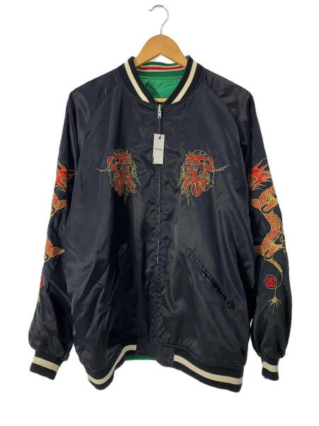 STUSSY(ステューシー) / スカジャン/XL/ナイロン/BLK/無地// | 古着の