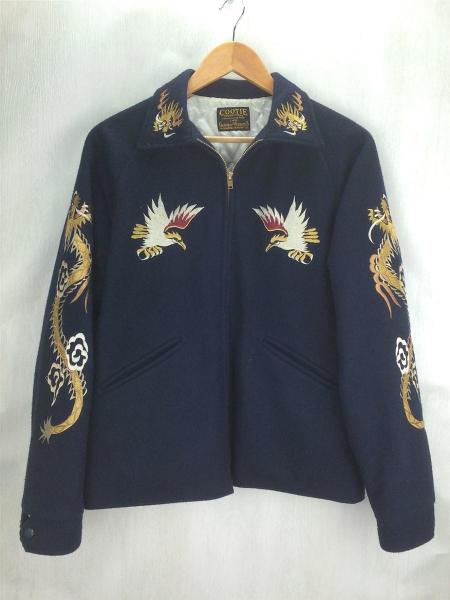 COOTIE(クーティー) / スカジャン/L/ウール/NVY/15AW/スーベニア