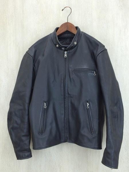 NANKAI(ナンカイ) / シングルライダースジャケット/LL/牛革/BLK