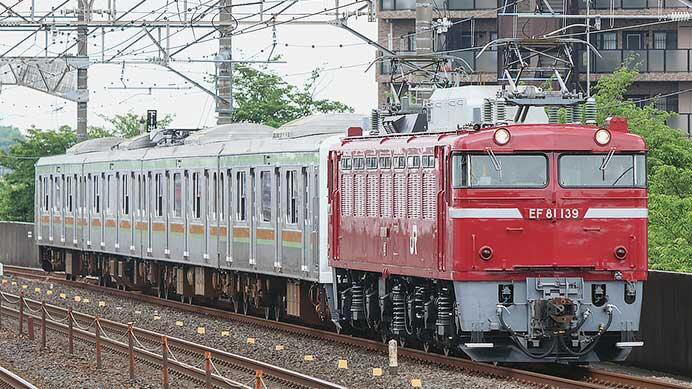 配給セットEF81 139＋中央・総武線209系 6両